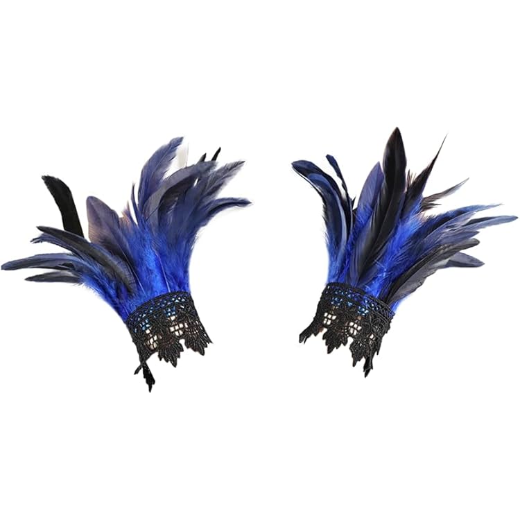 Gothic Feder Halsband - Viktorianischer Federkragen Für Cosplay