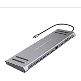 Techbender 14in1 Type-C to Multi Function Docking Station - 4K HDMİ D&ouml;n&uuml;şt&uuml;r&uuml;c&uuml; 100w pd 3.0