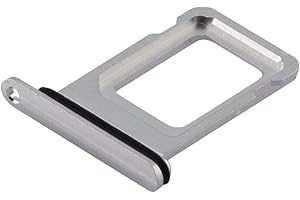 ICONIGON Ersatz für iPhone 11 Pro Max SIM-Kartenhalter inkl. Dichtung (Silber)