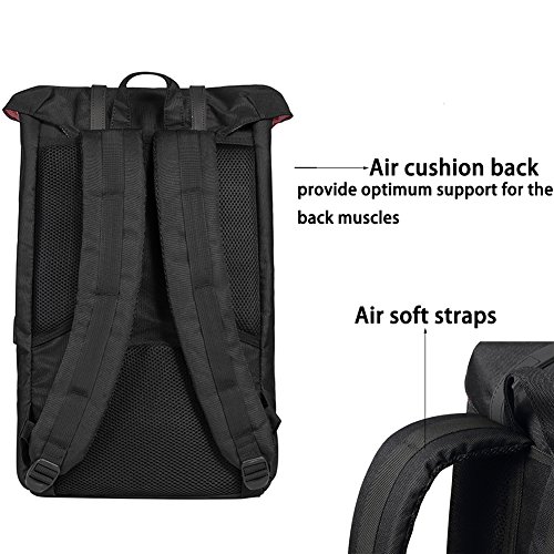 35L Laptop Rucksack Backpack Schulrucksack Damen Herren Studenten 17 3 Zoll Backpack Notebook Outdoor Reise Gro  e Kapazit  t mit USB Port Daypacks Sc