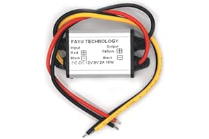 DTMENG 1pcs 12 V à 5 V 12 V à 3 V5 V6 V7,5 V9 V Convertisseur de Courant de Voiture DC DC vers 5 V 3 A DC/DC Buck Convertisseur Module LED Display Bloc d'alimentation DC Buck Module Module de Marche