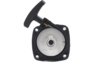 Arrancador de Arranque por Cuerda, Motor KIMISS 23CC, Arrancador Manual de Arranque por Cuerda Manual con Arrancador de Retroceso, Repuestos para Cortasetos para Motor 1E32F