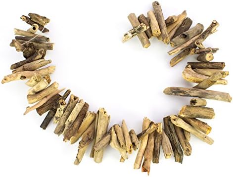 Driftwood-Festoon Wendy, Beige-Brown, 105 cm - Decorative Wreath/Garland Natur - Monster Cat