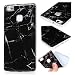 Produktbild Huawei P9 Lite Hülle Vintage VertTek Weiß Silikon Case Marble Malerei Schlank Muster Etui Flexible Weiche TPU Gel Dünne Transparent Schalen Extrem Kratzer-Beweis Handyhülle Soft Back Protective Case