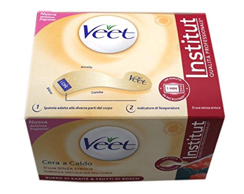 VEET 1 MINUET MICROWAVE WAX HAIR REMOVER BERRY FRUITS