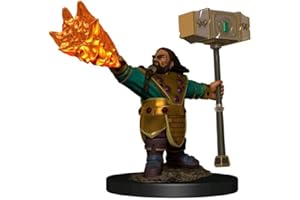 Wizkids - D&D Icons of the Realms - Premium Miniature Pre-painted Dwarf Cleric Male