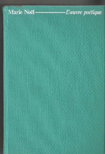 couverture de : L'Oeuvre po&eacute;tique