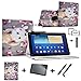Price comparison product image 3 in 1 Set 10.1" Leather 360 tablet case + screen protector + Stylus Pen For Huawei MediaPad T2 10.0 Pro- Flower Dog