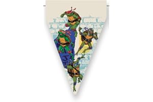 BeenSmile, NINJA TURTLES FLAG, Children's Birthday Decoration, Party, Celebration and Anniversary Items, 1 Piece, 3 M