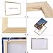 UNIQUEBELLA 50cm x 75cm DIY Wooden Frame/Wooden Stretched for Large Oil Paintings Canvas Wall Art Pictures Prints living room Decor with Accessories