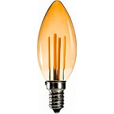 Lunatic 29198 BR-AL05 400 L&Uuml;MEN 5W AMBER E14 RUSTİK AMPUL