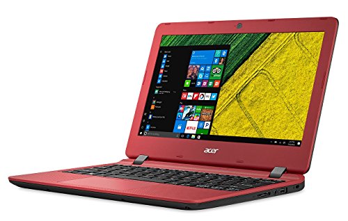 Acer Aspire ES1-132 11.6-Inch Notebook - (Red) (Intel Celeron N3350 Processor, 4 GB RAM, 32 GB eMMC, Windows 10)