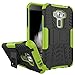 Produktbild Asus ZenFone 3 ZE520KL Handycover, TOTOOSE für Asus ZenFone 3 ZE520KL Heavy Duty High Impact Shockproof Dual-Layer 2 in 704 Rugged Hybrid Combo Body Rüstung Verteidiger Ganzkörper-Schutz Abdeckung mit KickstandGrün