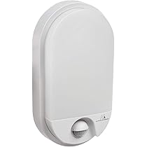 Lampada Esterno HALIT LED 10W Con Sensore Movimento - 600lm, IP65, 4000K, Angolo 140&deg;, Bianco
