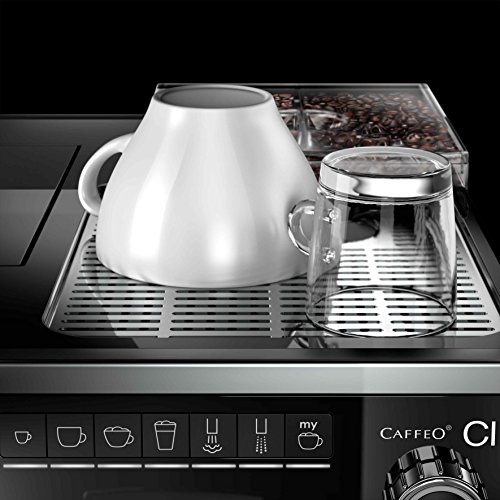 Melitta E 970-306 Kaffeevollautomat Caffeo CI One-touch Cappuccino (LCD-Display, 2 x 135 g Bean Select, 15 bar, Cappuccinatore) hochglanz silber - 11