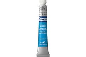 Winsor & Newton 8840088 Cotman - Vernici ad acquerello, colori vivaci di alta qualità con ottime caratteristiche di lavorazione, tubo da 8 ml, Blu Ceruleo Imitazione
