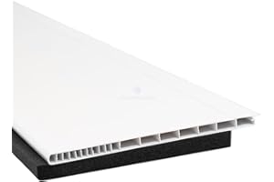 Menke Rollladendeckel Schallschutz mit Flex-Schaum & Schwerfolie 180 mm breit Rollladenkastendeckel Rollladendämmung (2000 mm)