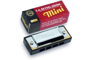 C. A. Seydel Mundharmonika "Mini" - vollgestimmte Kleinmundharmonika mit 4 Kanälen und 8 Tönen