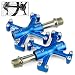 Produktbild FIXIE / MTB / BMX / CNC Aluminium-Plattform Pedale Fahrrad-Pedale (blau)