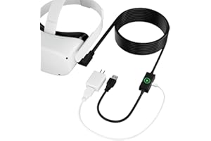 AODELAN VR Link Cable 16FT Compatible with Meta/Oculus Quest 3, Quest 2, Pro and Rift S, USB 3.0 Type C to C High Speed Data Transfer Charging Cord