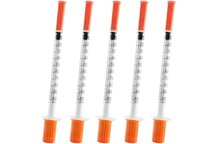 MediFyn 20pcs 1ml Dispensing Tool, Indivdually Sterile Packaging, 1ml 0.3x13mm 30G, Plastic Multiple Uses Measuring Tool