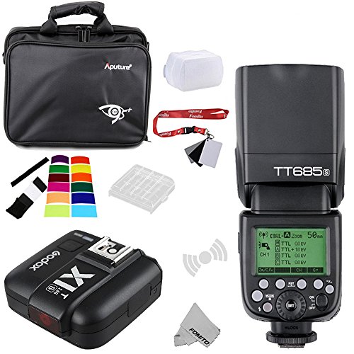 Fomito Godox TT685S TTL 2.4GHz drahtloser Master / externer AutoFlash Speedlite u. X1T-S Übermittler-Auslöser HSS für Sony A77II A7RII A7R A58 A99 ILCE6000L Kameras, HVL-F60M F43M F32M blinkt Fomito Godox TT685S TTL 2.4GHz drahtloser Master / externer AutoFlash Speedlite u. X1T-S Übermittler-Auslöser HSS für Sony A77II A7RII A7R A58 A99 ILCE6000L Kameras, HVL-F60M F43M F32M blinkt