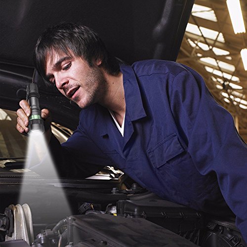 EasyAcc® Taschenlampe 3-in-1 mit Cree T6 LED Taschenlampe, Kopflampe mit Einstellbarem - 2