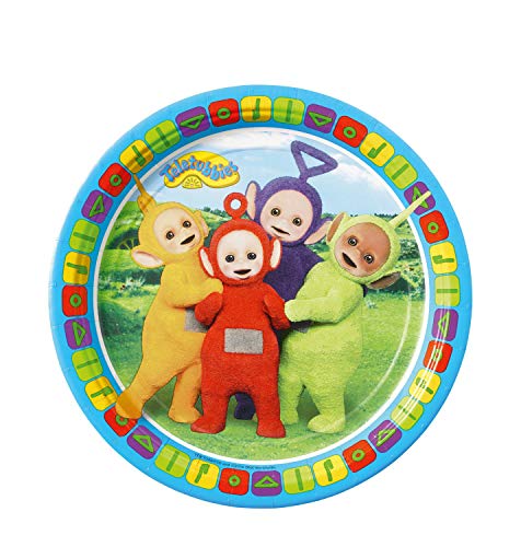 Preisvergleich Produktbild amscan 9901189 8 Papierteller Teletubbies, Mehrfarbig