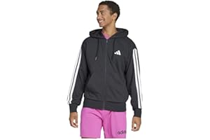 adidas Herren Essential Three Stripes French Terry Fullzip Hoodie
