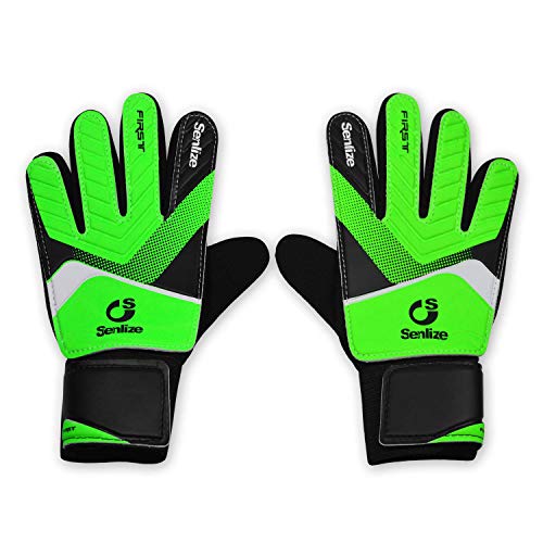 Joy.J Guantes de Portero de Niños, Guantes de Portero de Fútbol Infantiles Unisex Absorción de Impactos e Antideslizante