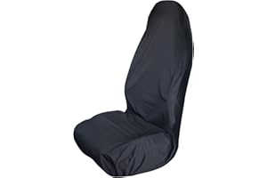 Sharelove Waterproof Car Seat Cover, Universal Car Seat Protector, Oxford Heavy Duty Dustproof Front Car Seat Covers, Practical Convenient Breathable and Sweatproof for Most Cars Black