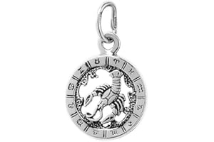 NKlaus 925 Sterlingsilber Kettenanhänger Horoskop Sternzeichen Zodiak