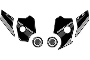 AZGRAPHISHOP Protection battus en résine 3D compatible avec Honda NT 1100 2022 ADB-009(NWS) (Noir)