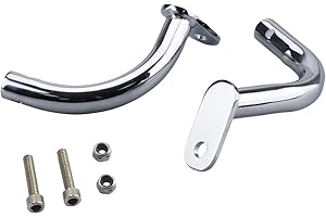Visonx AIRCMT Saddlebags Saddle Bag Guard Eliminator Bracket Compatible With Harley Davidson Touring Electra Glide FLHT 1997-2008 (Chrome)
