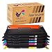 Produktbild ONLYU 5-Pack Kompatibel Samsung CLT-406S CLT-K406S CLT-C406S CLT-M406S CLT-Y406S Tonerkartusche Für Samsung Xpress CLP-360 CLP-360N CLP-365 CLP-365W CLP-368 CLX-3300 CLX-3305 CLX-3305FN CLX-3305N CLX-3305W CLX-3305FW Xpress C410W C460W C460FW C467W (2Schwarz/Blau/1Rot/1Gelb)