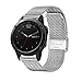 Produktbild Sansee Mesh Milanese Edelstahl Uhrenarmband Armband für Garmin Fenix 5 Edelstahl Uhrenarmband (Silber)