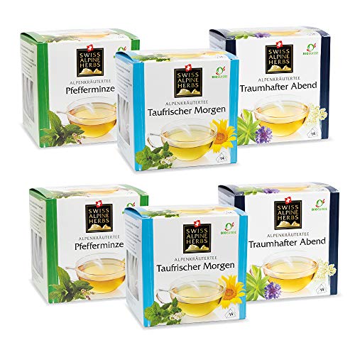 Preisvergleich Produktbild Swiss Alpine Herbs Kräutertee Classic Set 3x2