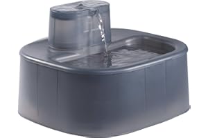 HoneyGuaridan 6L/211 oz Automatic Cats & Dogs Water Drinking Fountain, Suitable for Medium and Large Size Dogs and Multiple Pets, Easy-to-Clean, 2 Filters Included. (Fountain)