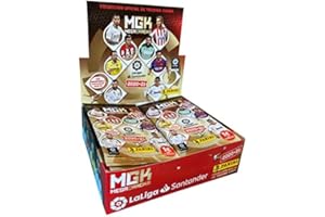Panini- MEGACRACKS 1 Caja con 24 Sobres LA Liga 20-21 No Aplica Álbumes, Multicolor (145044)