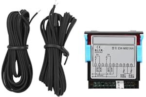 Aiggend Regolatore di temperatura, Riscaldatore di acqua solare EW-801AH Sensore di cinghia di controllo della temperatura di partenza differenza di temperatura di partenza