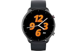 Amazfit Uniseks Gtr 2 GTR 2 New Version Noir Smartwatch, Czarny, 1.39"