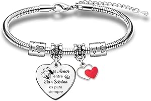 FCZIVA Brazaletes Mujeres Esposa Novia DíA San ValentíN Encanto JoyeríA Bestie Apreciar Regalo De CumpleañOs DíA Madres Mamá TíA Abuela Hermana Hija Sobrina Amiga GraduacióN Adolescentes Recuerdos De Navidad