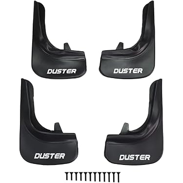 Jeu De 4 Bavettes Garde-boue Avant & Arrière – Compatible Fiat Doblo 2000-2024 – Noir Mat Élégant