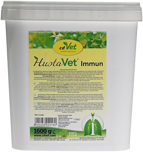 cdVet Natural Products CoughVet Immune 1,6 kg - respiratory tract supportive bronchial herbs - promotes immune defense - vitamins - feeding-related support for cardiovascular system -