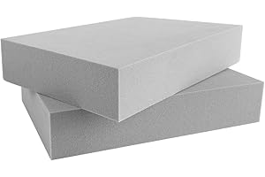 Briartw Lot de 4 blocs de mousse réutilisables et malléables pour scrapbooking, loisirs créatifs, gaufrage, fabrication de cartes, tampon thermique en mousse souple fait à la main