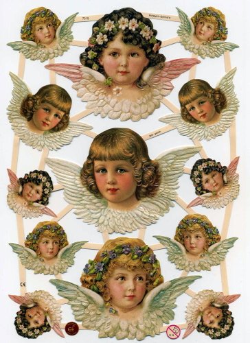 Glanzbild Ef 7315 Engelsköpfe