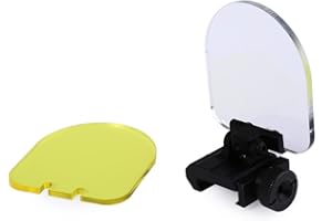 OAREA Monté sur Rail 551 552 553 Holographic et Protecteur de Point de Vue de Point Rouge - Airsoft Rifle Scope Lens Sun Shade Screen Covers