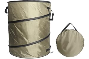 Hikeman, cestino pieghevole da campeggio, riutilizzabile, per giardino, escursionismo, picnic e all'aperto (L(46 x 46 x 55 cm)