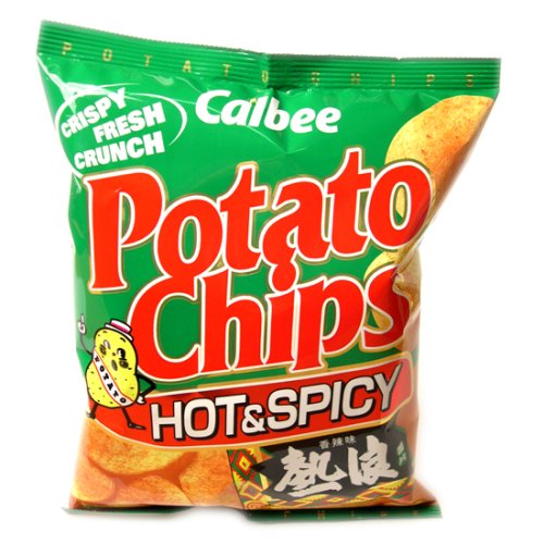 Calbee Potato Chips-hot & spicy by Calbee
