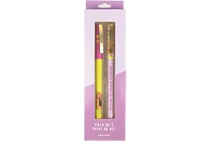Pedrita Parker 1000825B - Pack 2 Bolígrafos de Gel Woman y Papaya